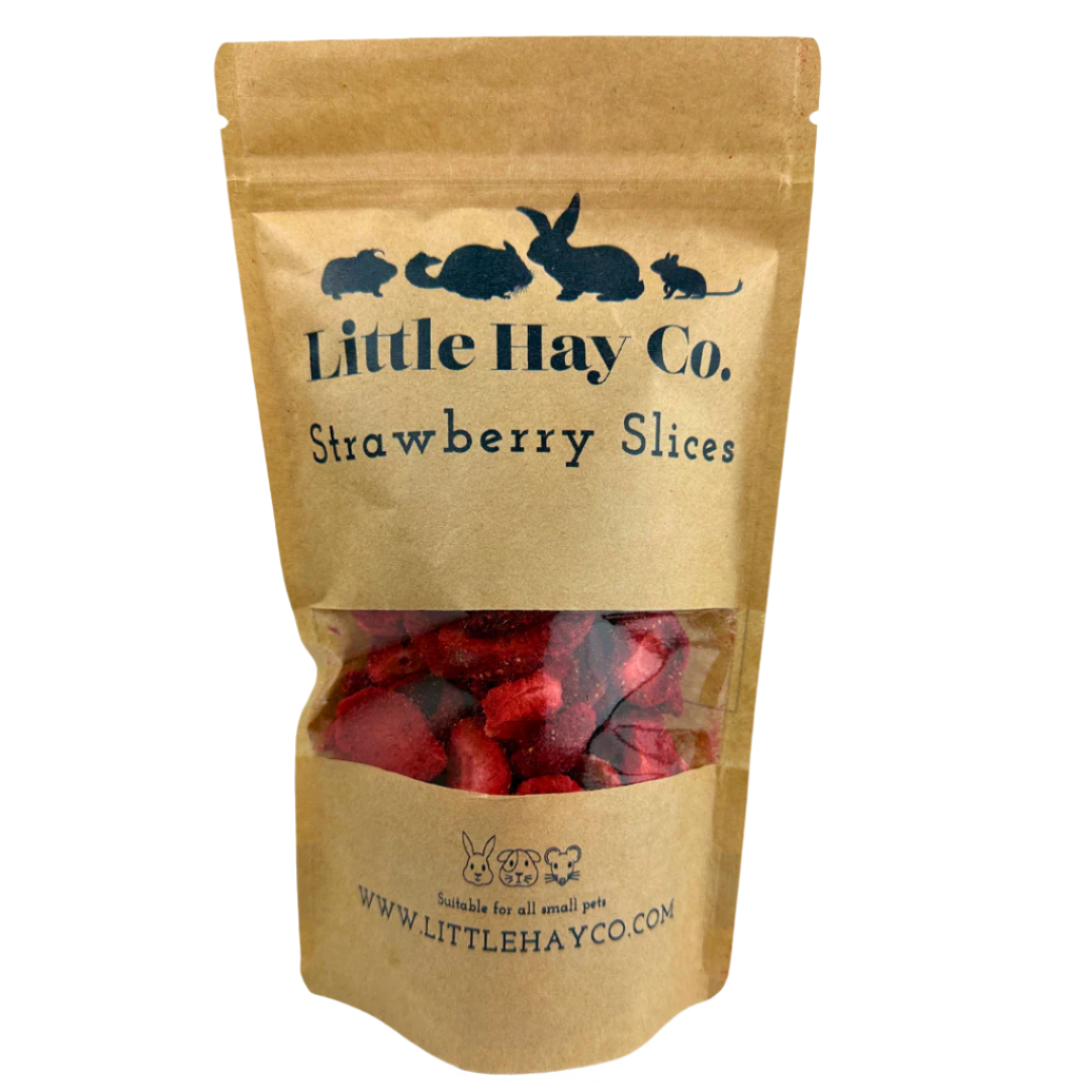 Strawberry Slices for Rabbits, Guinea Pigs and small pets