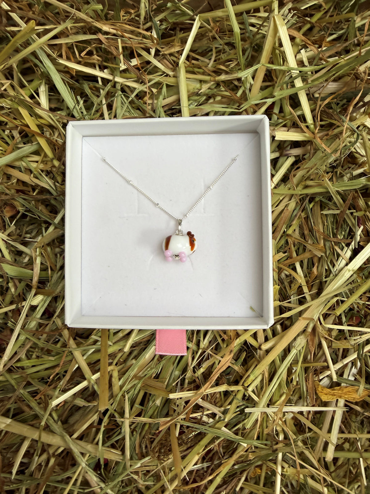 Bean bag Guinea Pig Necklace