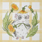 Piggy Dandelion Greeting Card