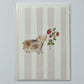 Piggy Strawberry Greeting Card