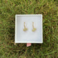 Blonde guinea pig earrings