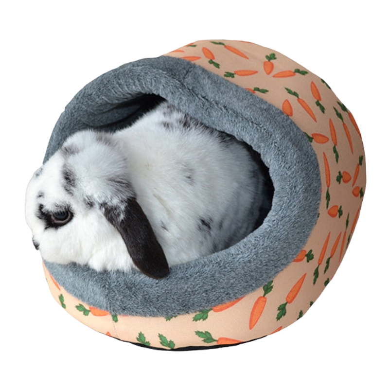 Carrot Plush Hooded Bed