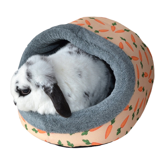 Carrot Plush Hooded Bed