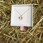 Bean bag guinea pig necklace